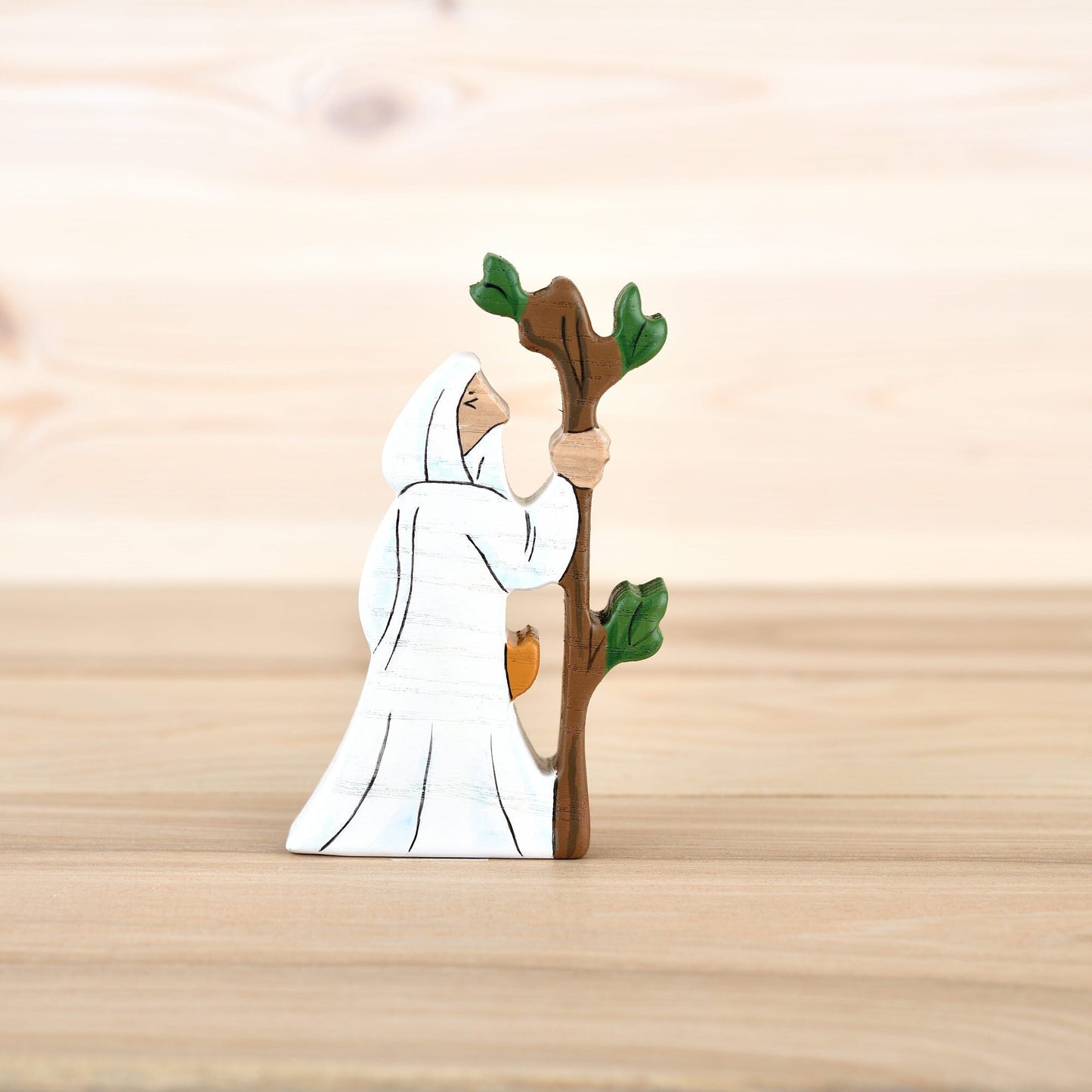 Wooden Druid figurine