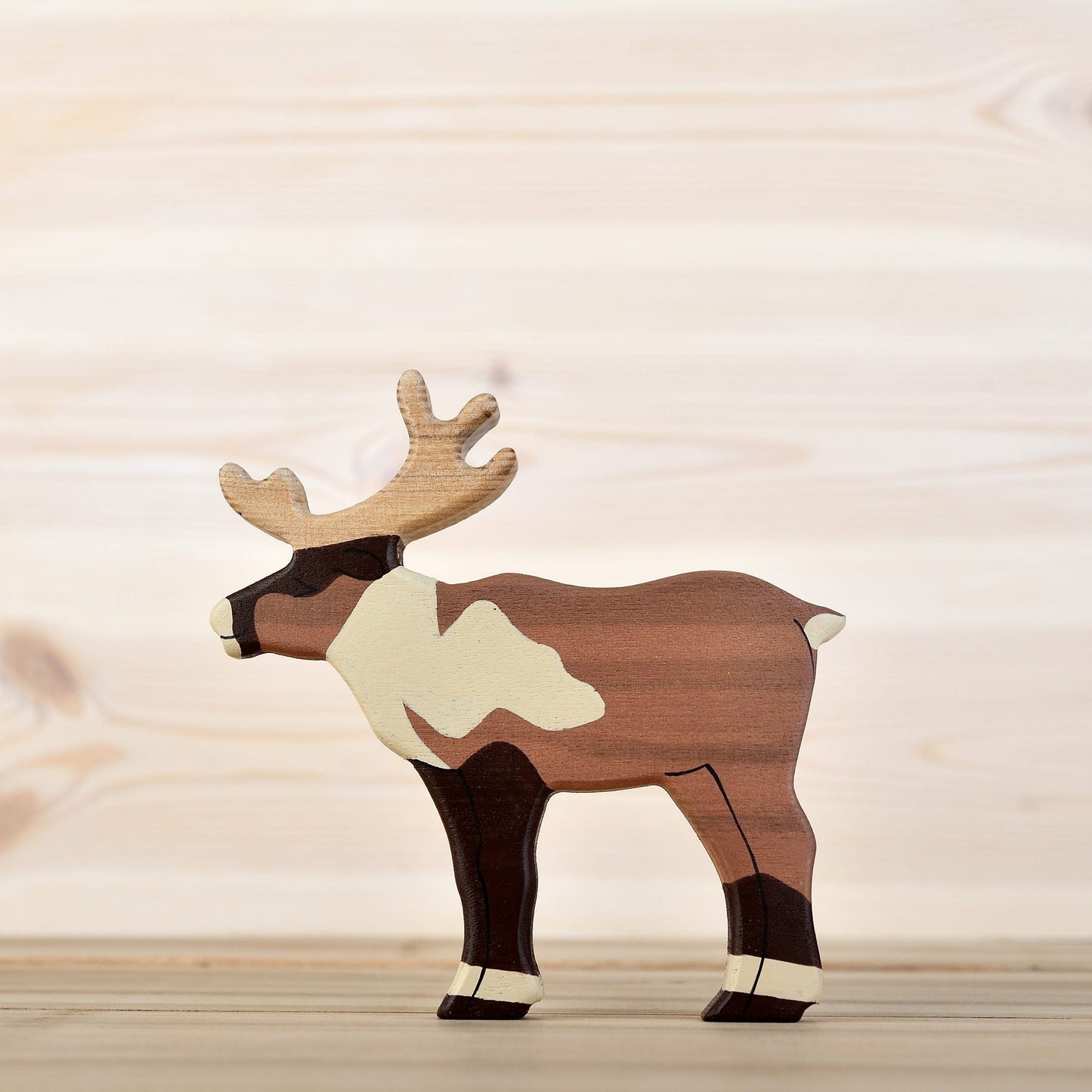 Wooden Reindeer Toy