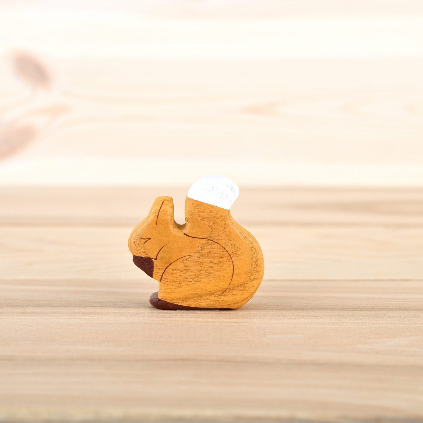 Wooden Squirrel Toy