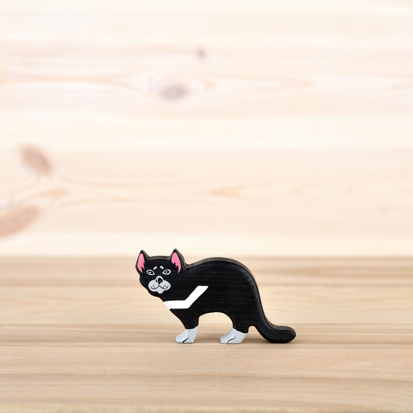 Wooden Tasmanian Devil Toy