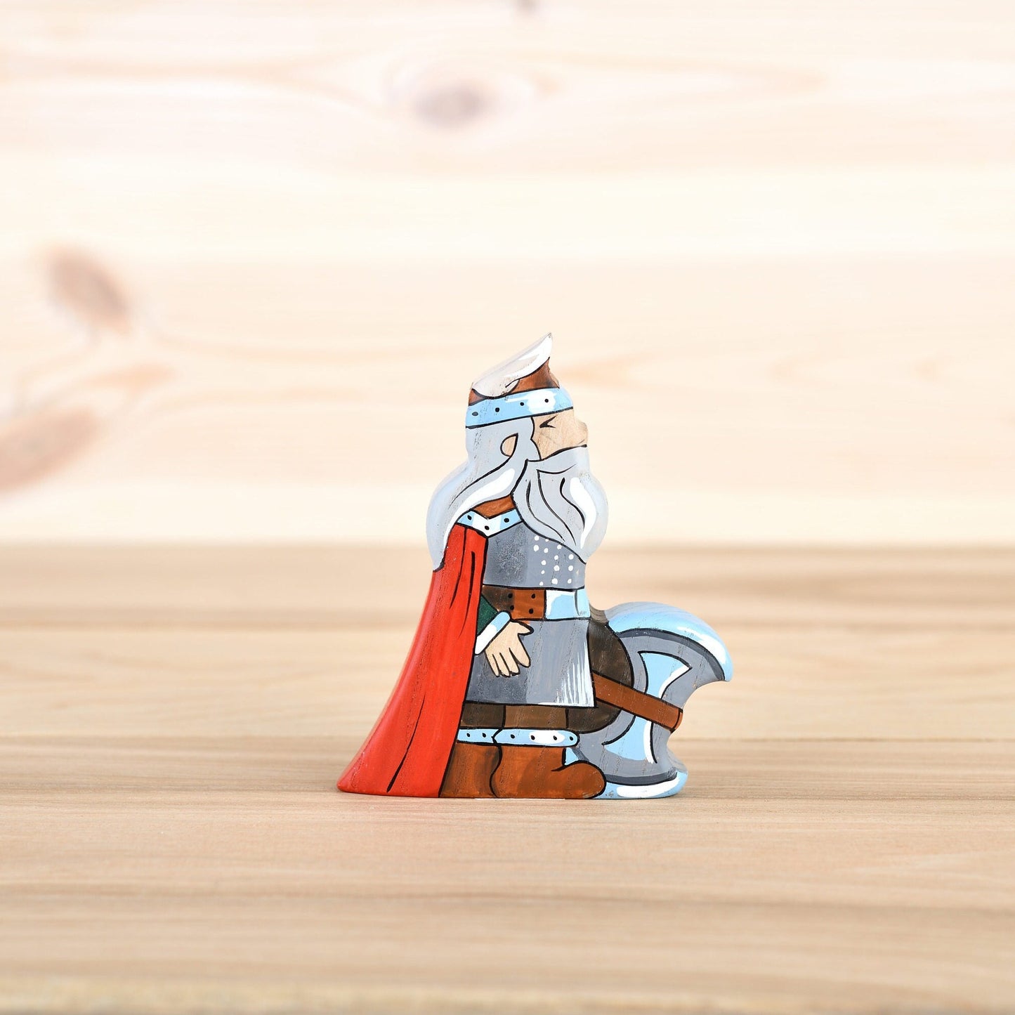 Wooden Dwarf figurine