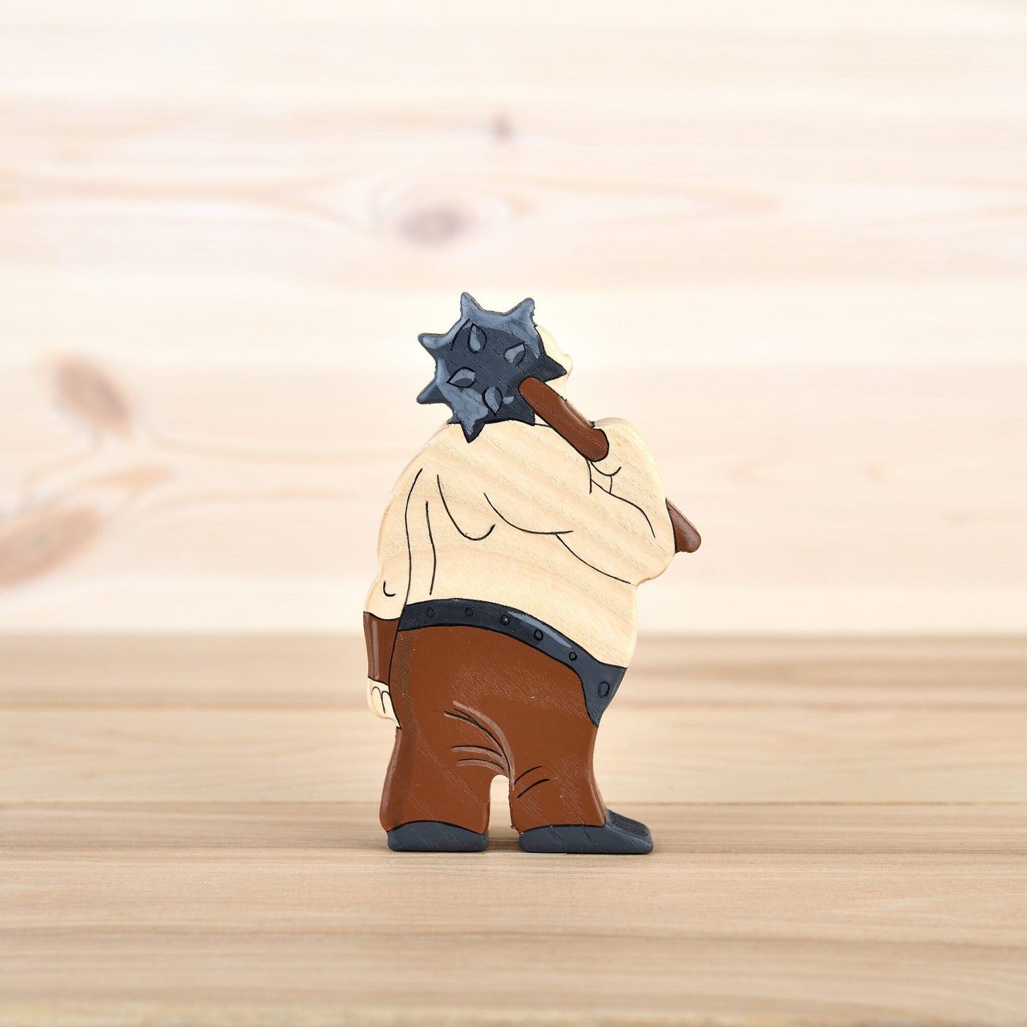Wooden Cyclops figurine