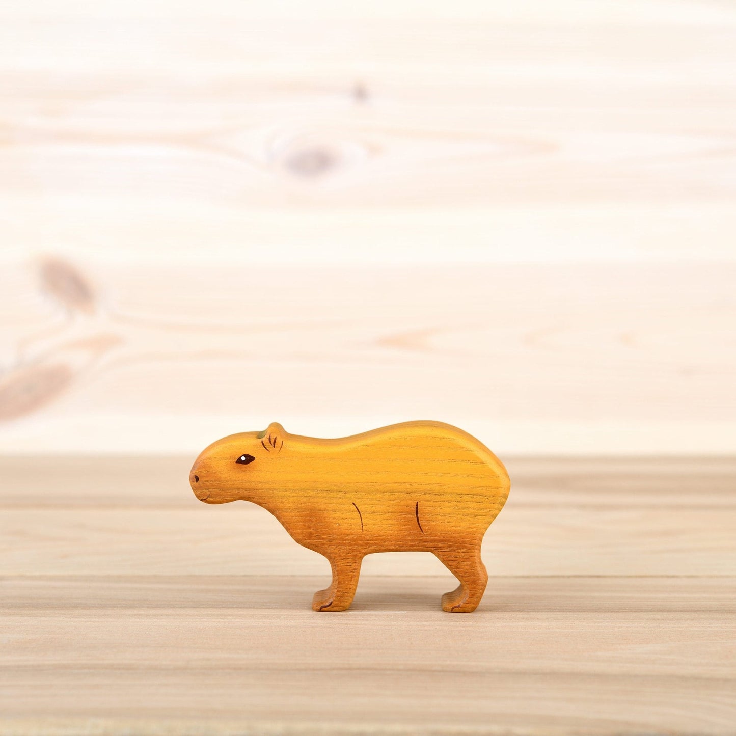Wooden Capybara Toy