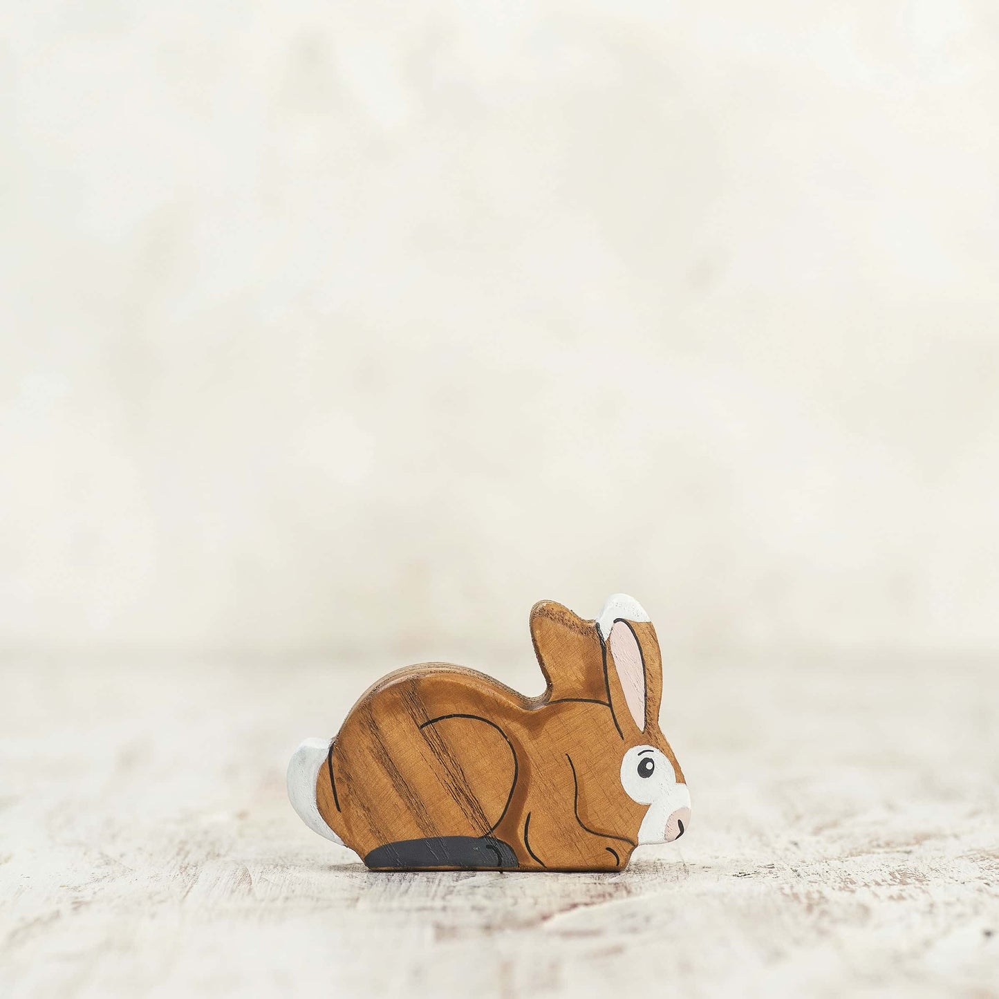 Wooden Brown Rabbit toy