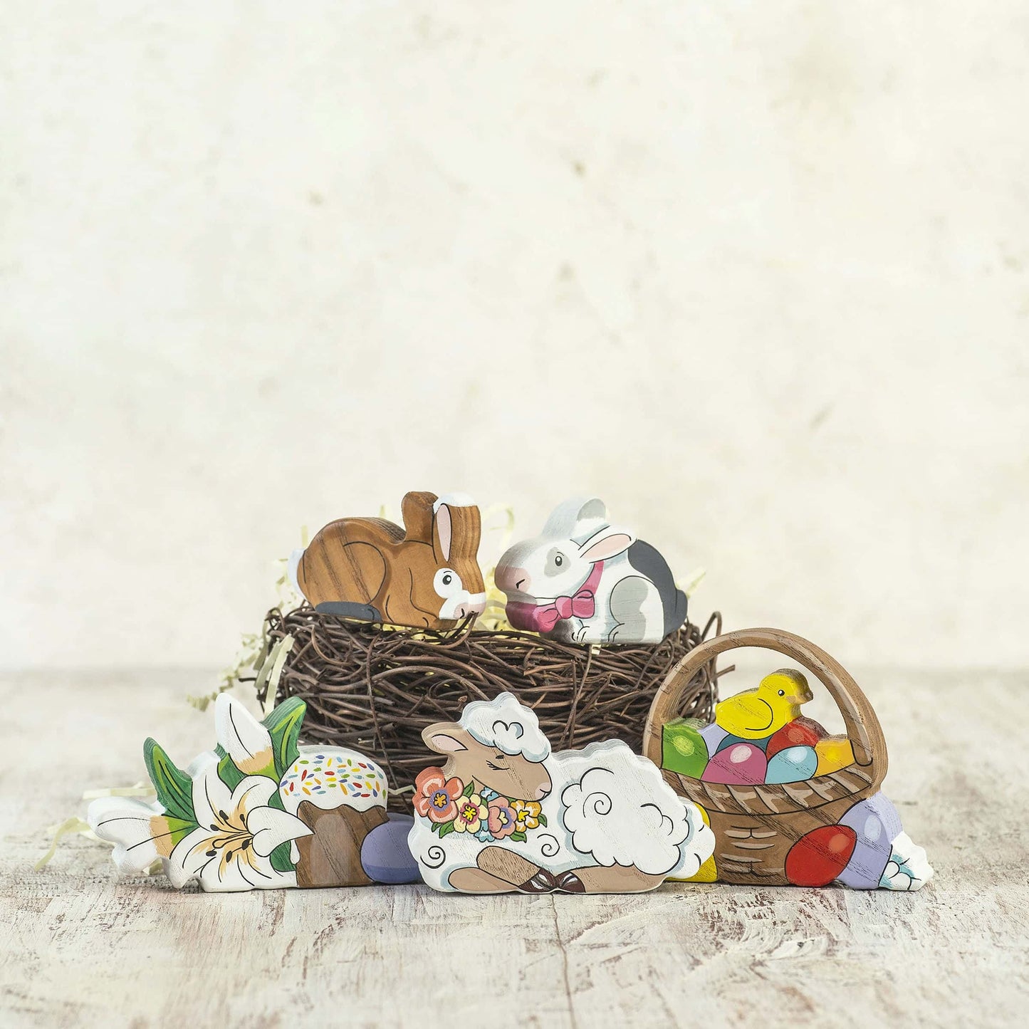 Wooden Easter Set