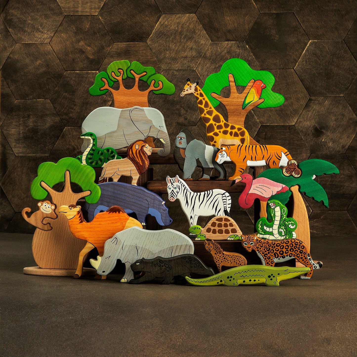 Wooden Elephant Toy