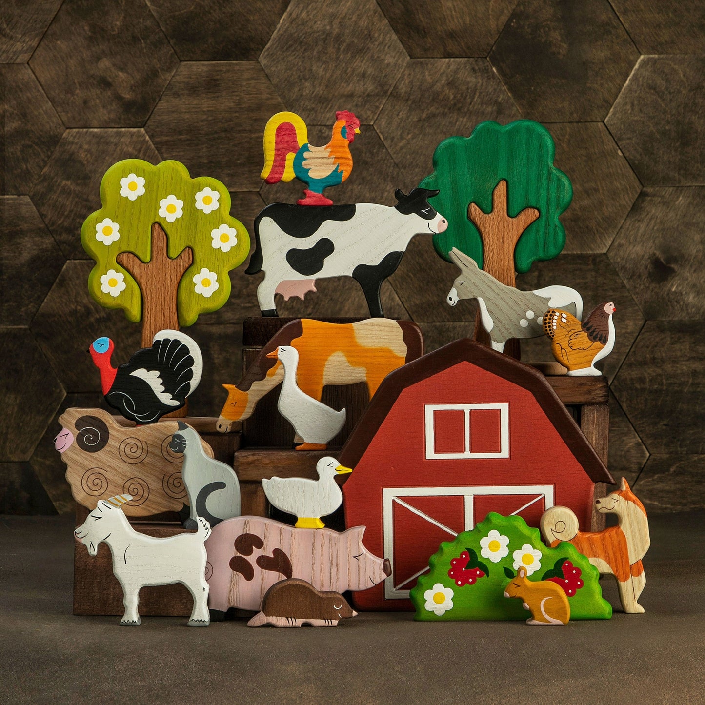 Wooden Goose Toy