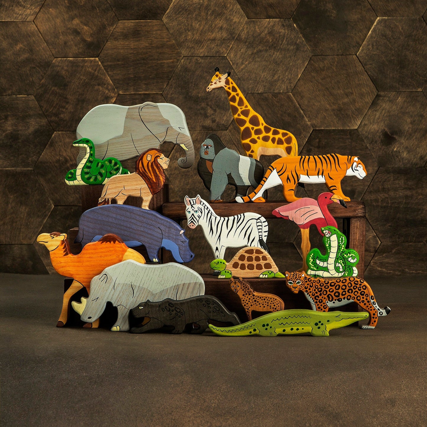 Wooden Tiger Toy