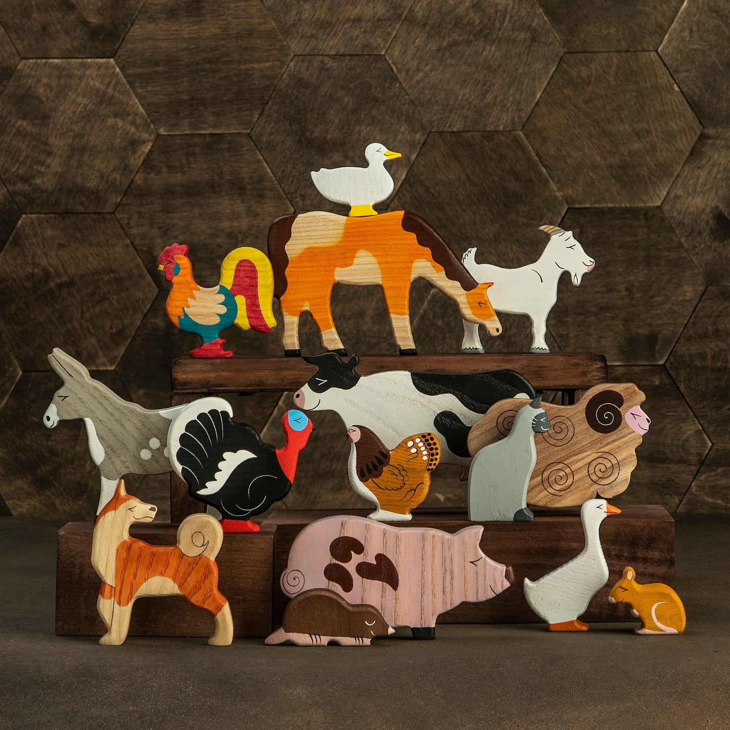Wooden Sheep toy