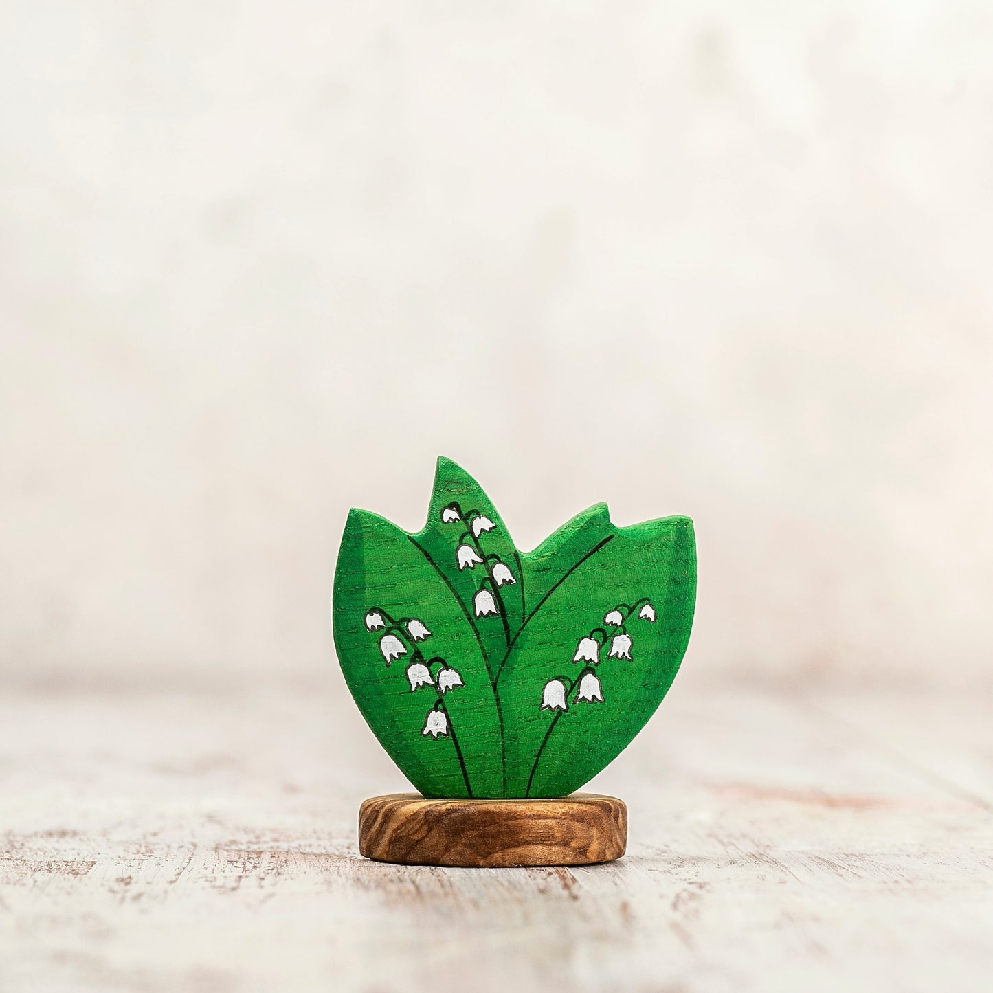 Wooden Lily of the Valley