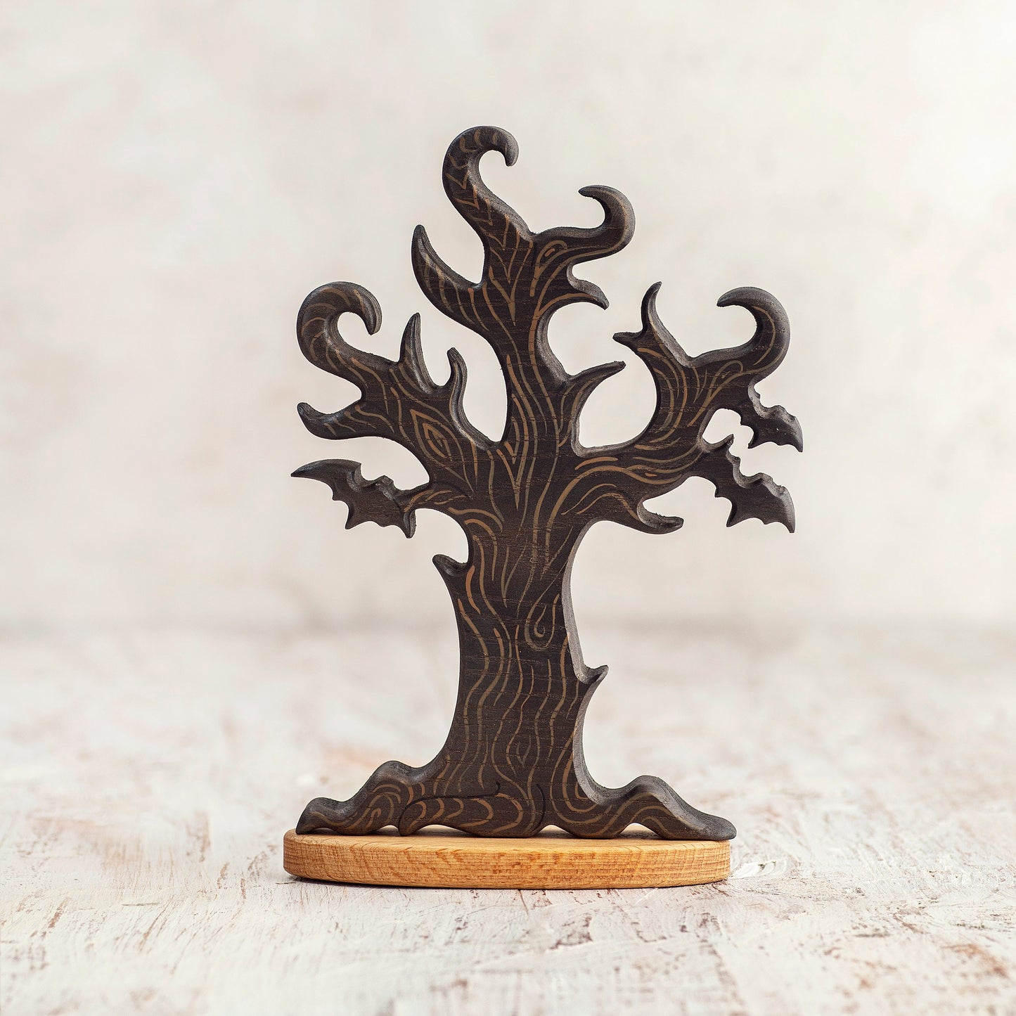 Wooden Halloween Tree
