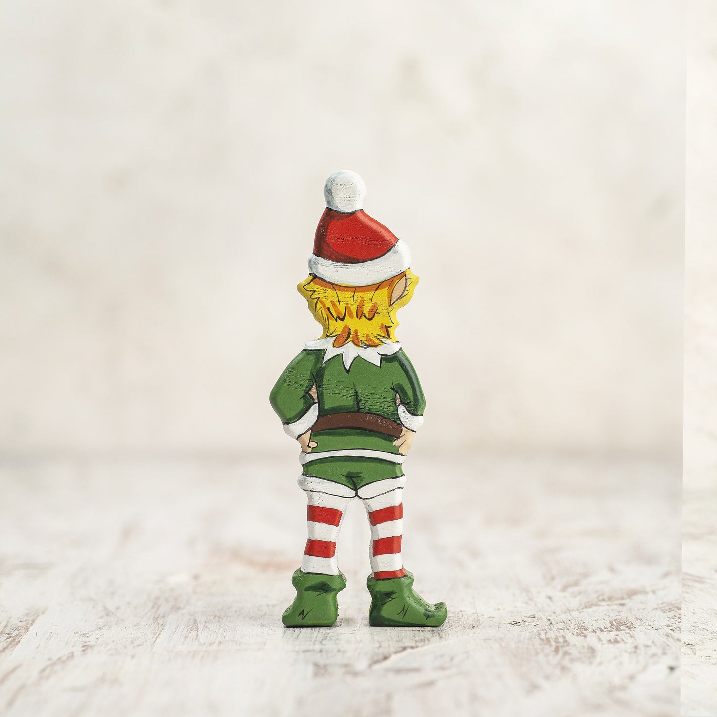 Wooden Christmas Elf toy
