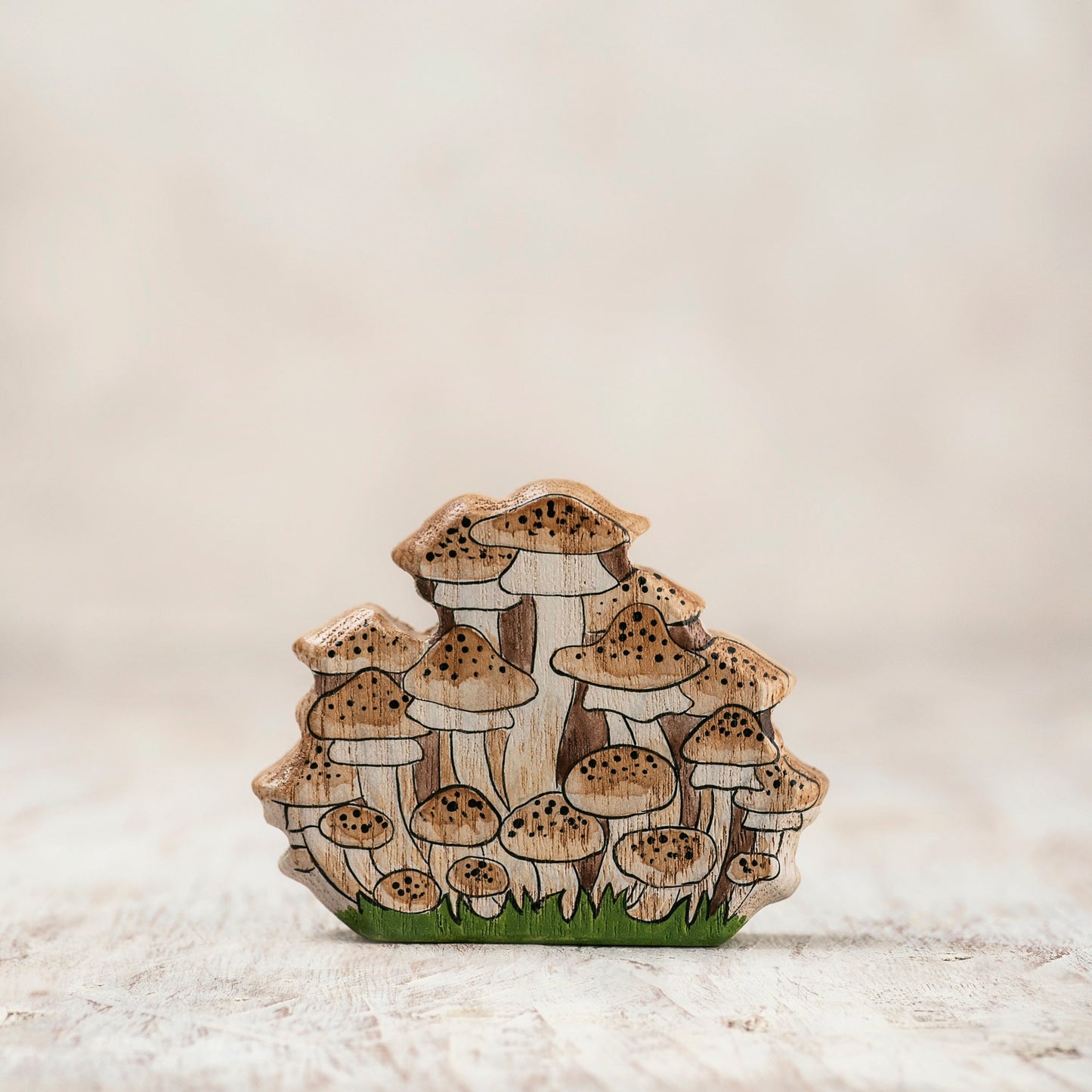 Wooden Honey Fungus Toy