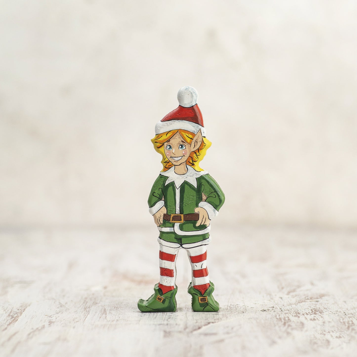 Wooden Christmas Elf toy