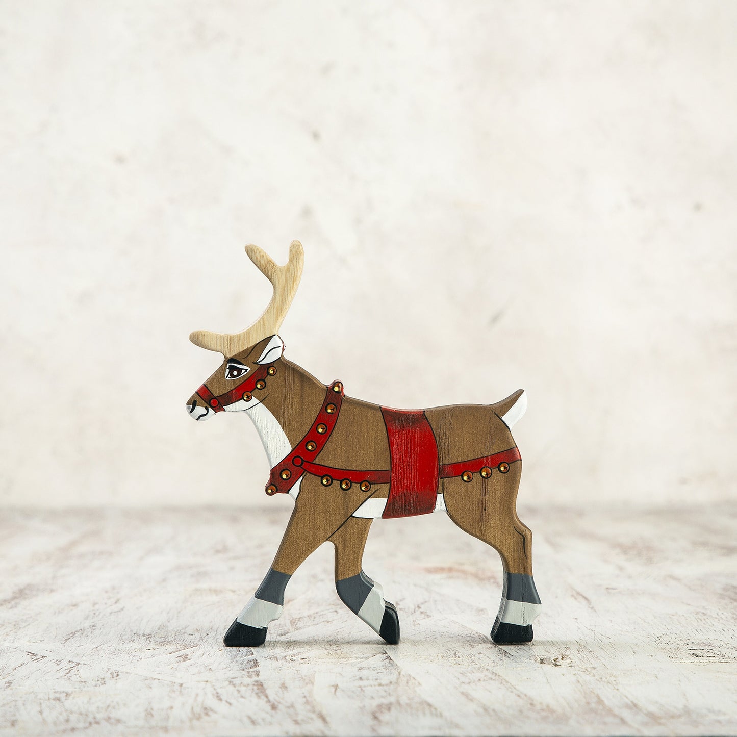 Wooden Christmas Deer Toy