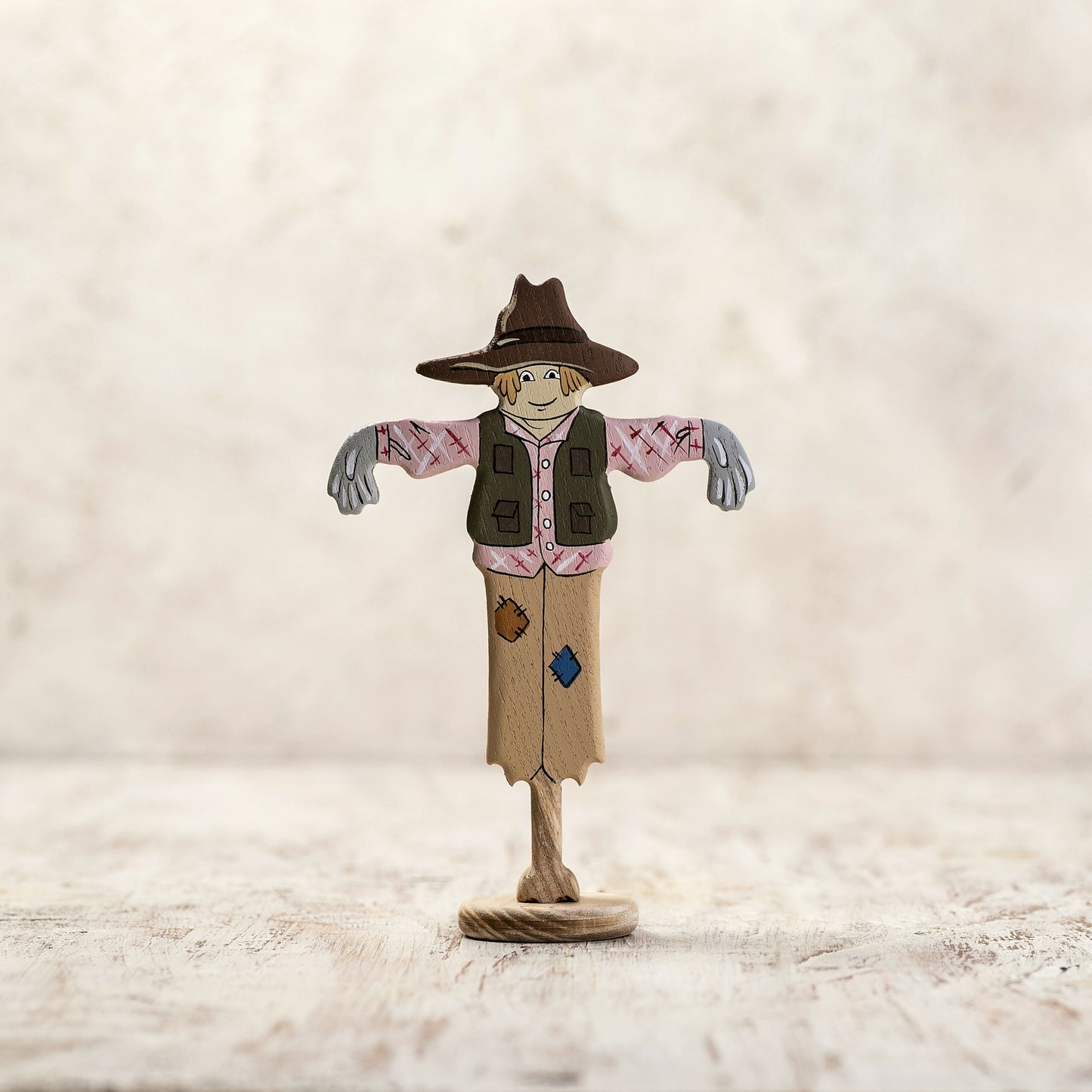 Wooden Scarecrow Toy