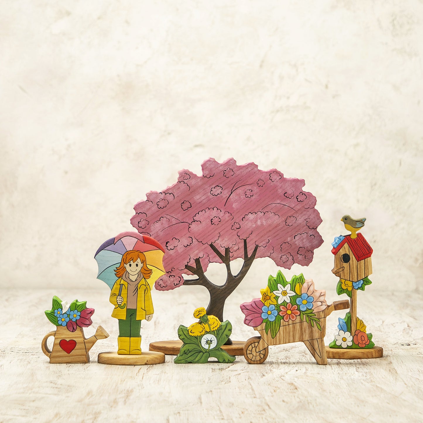 Spring Garden Wooden Toy Set