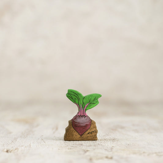 Handcrafted Wooden Beetroot Toy