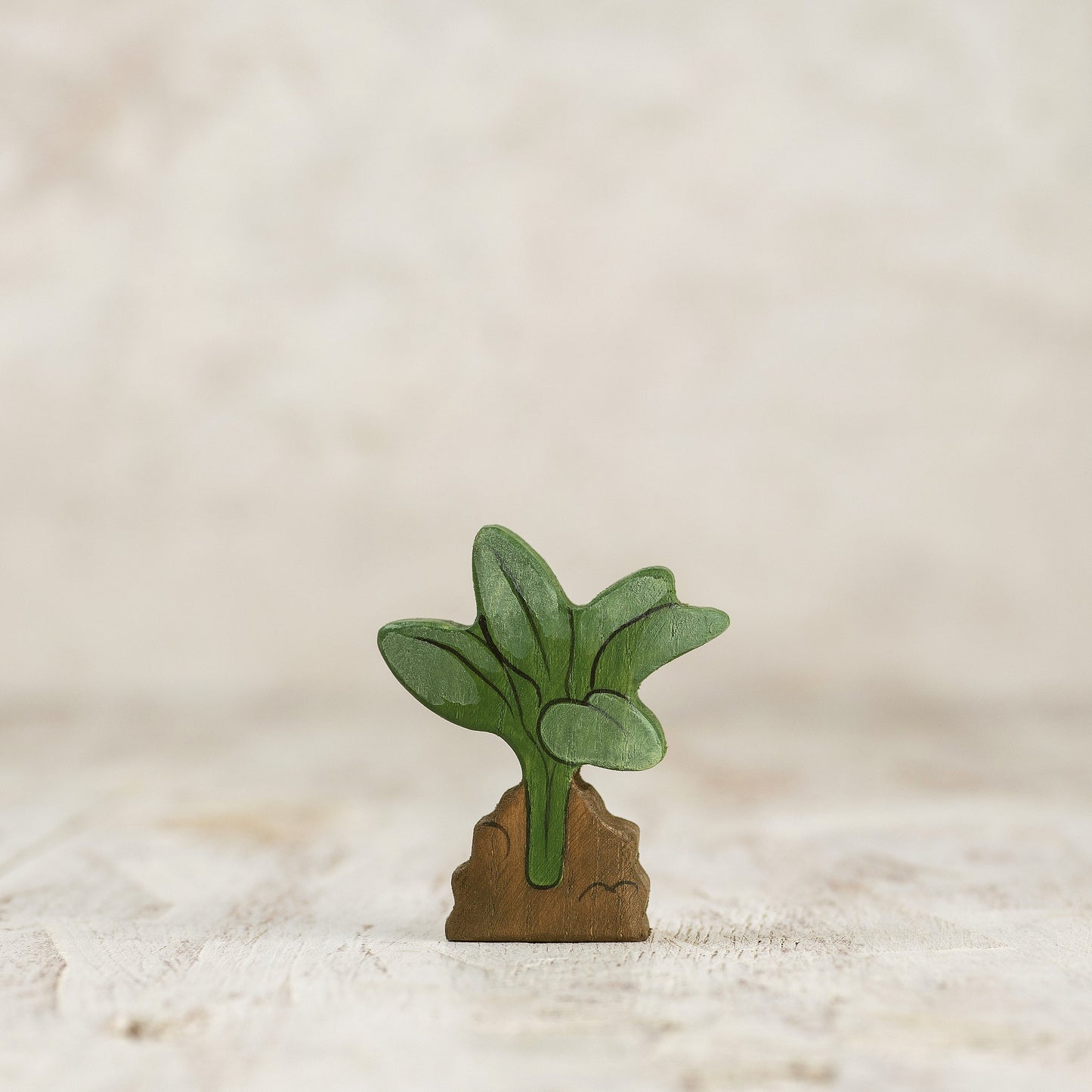 Handcrafted Wooden Spinach Toy