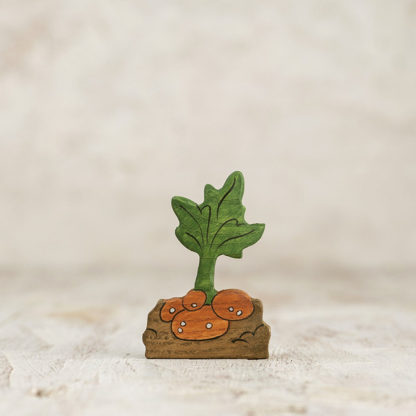 Handcrafted Wooden Potato Toy