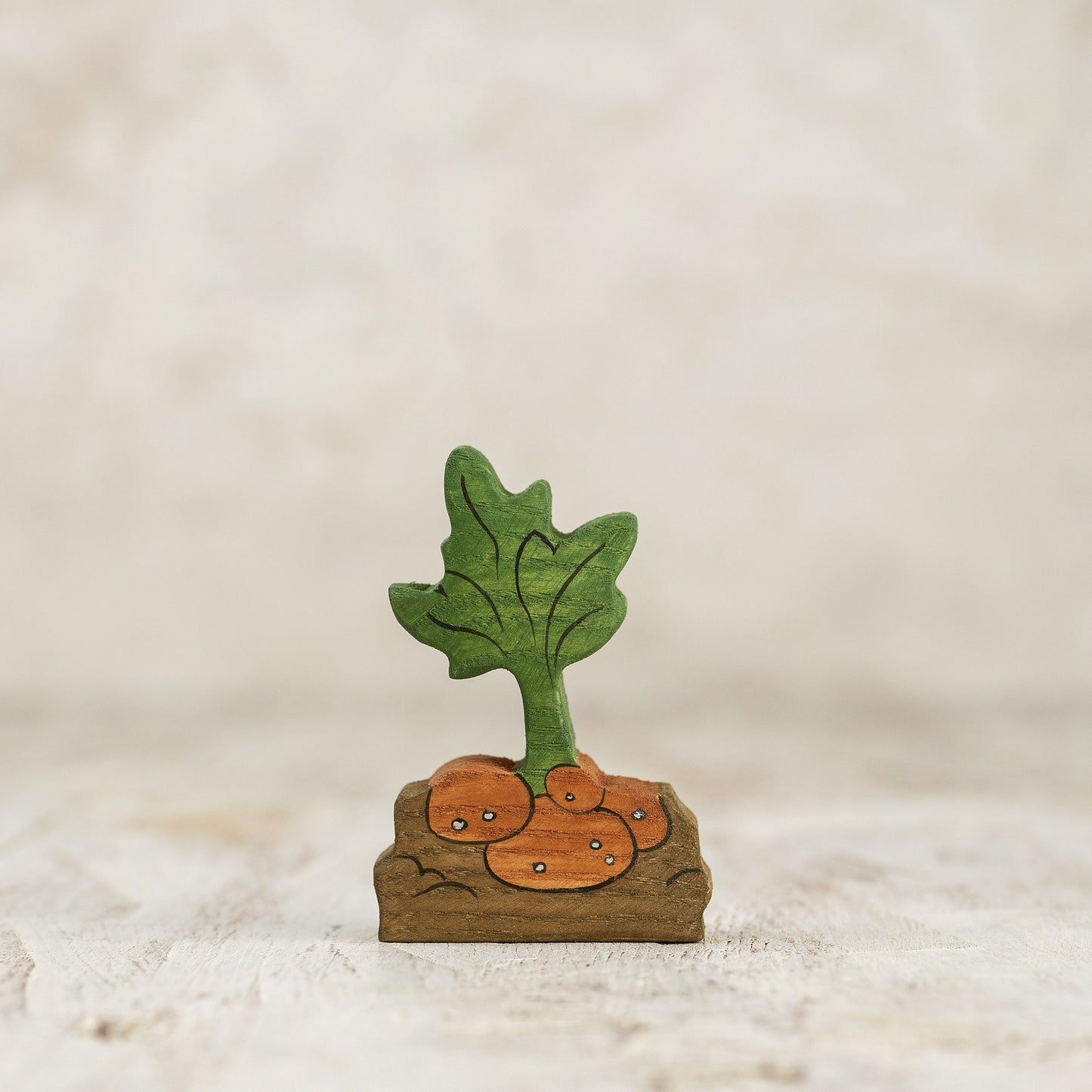 Handcrafted Wooden Potato Toy