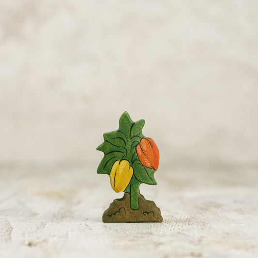 Handcrafted Wooden Bell-pepper Toy