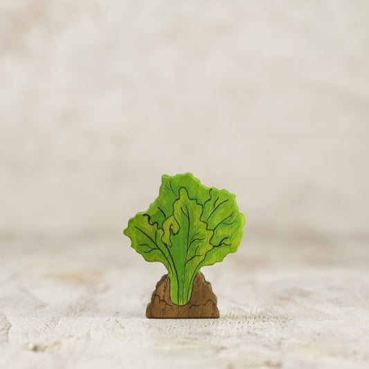 Handcrafted Wooden Lettuce Toy