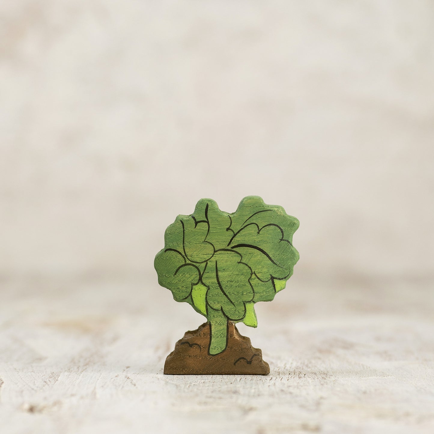 Handcrafted Wooden Green Peas Toy