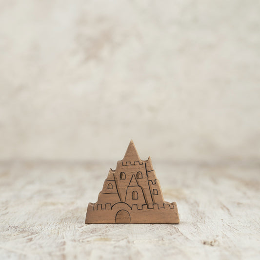 Handcrafted Wooden Sandcastle Toy