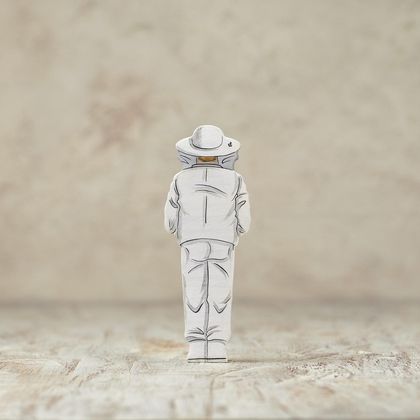 Wooden Beekeeper Figurine