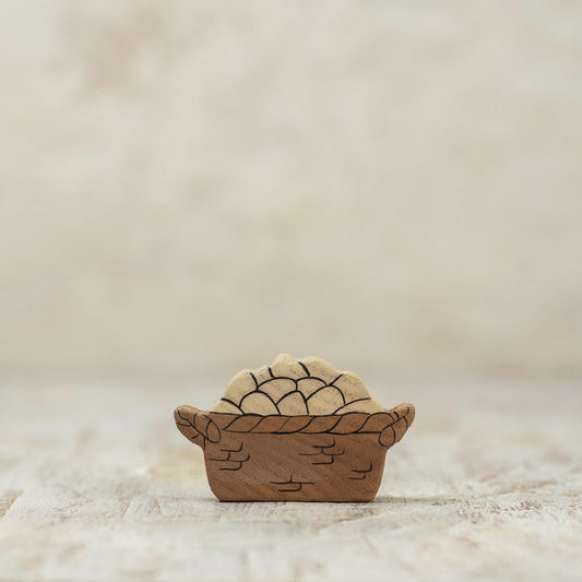 Wooden Egg Basket Toy