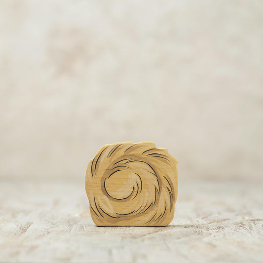 Wooden Hay Bale Toy