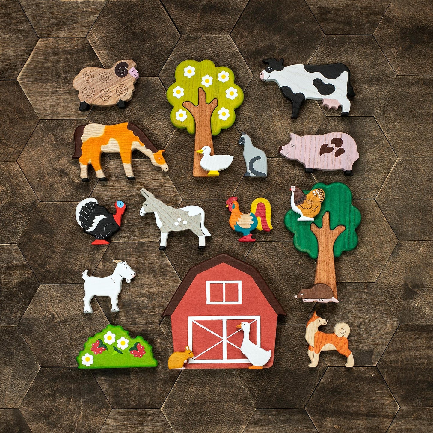 Wooden Hay Bale Toy