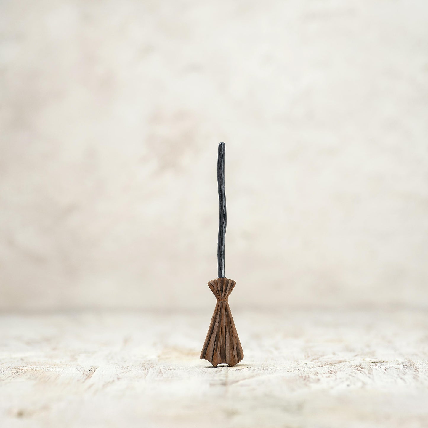 Wooden Witch's Broom