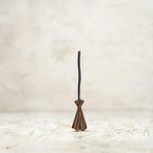 Wooden Witch's Broom