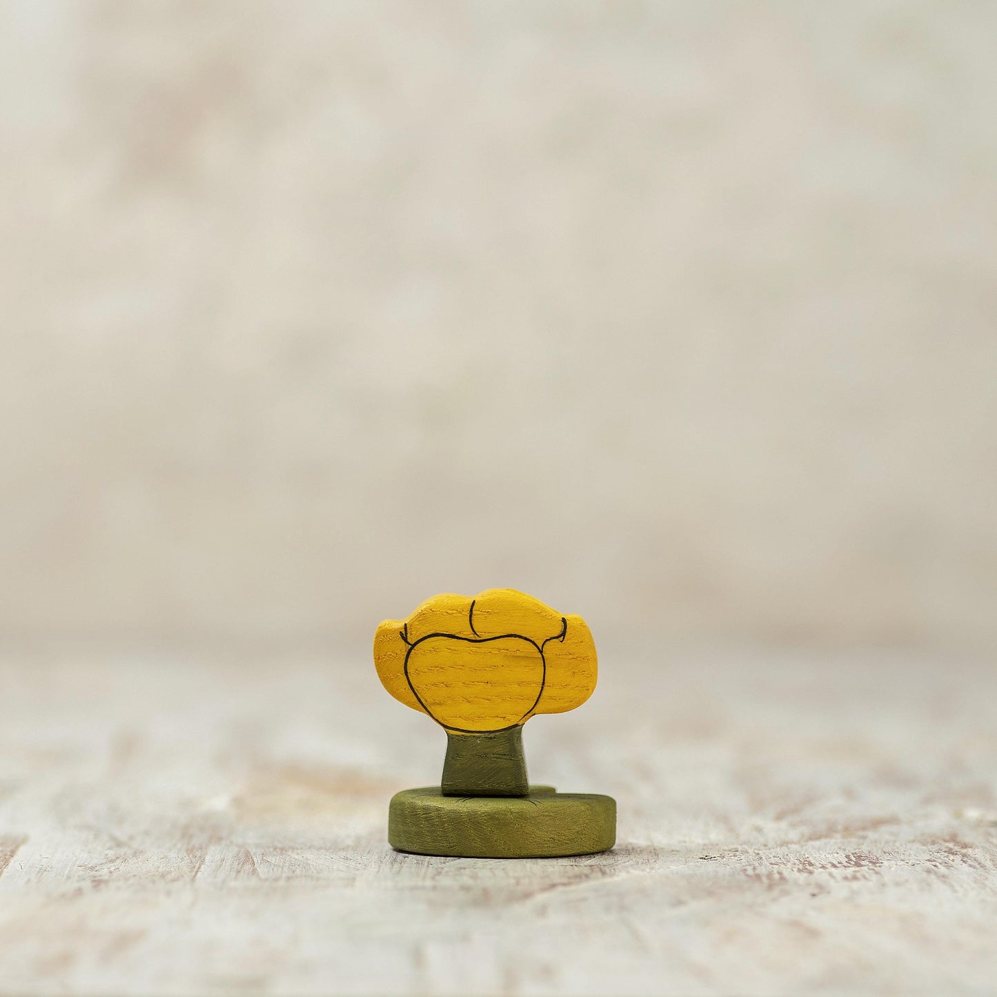 Wooden Yellow Water Lily Toy