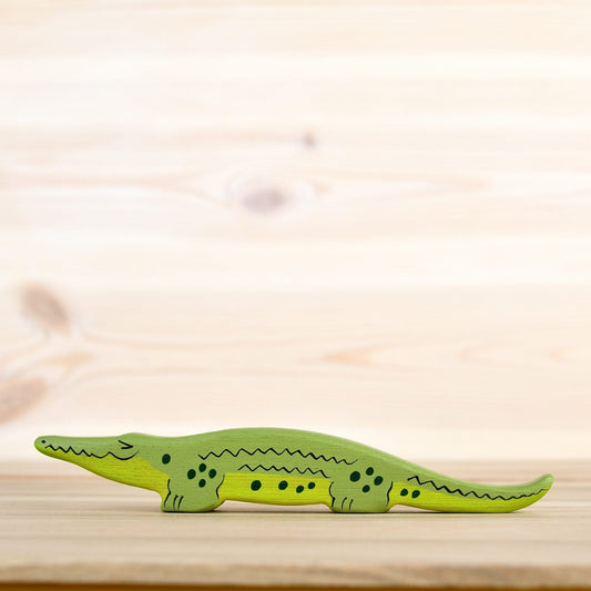 Wooden Crocodile Toy
