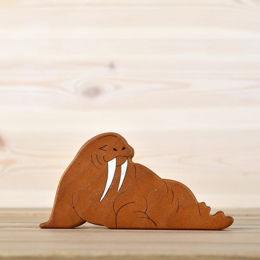 Wooden Walrus Toy