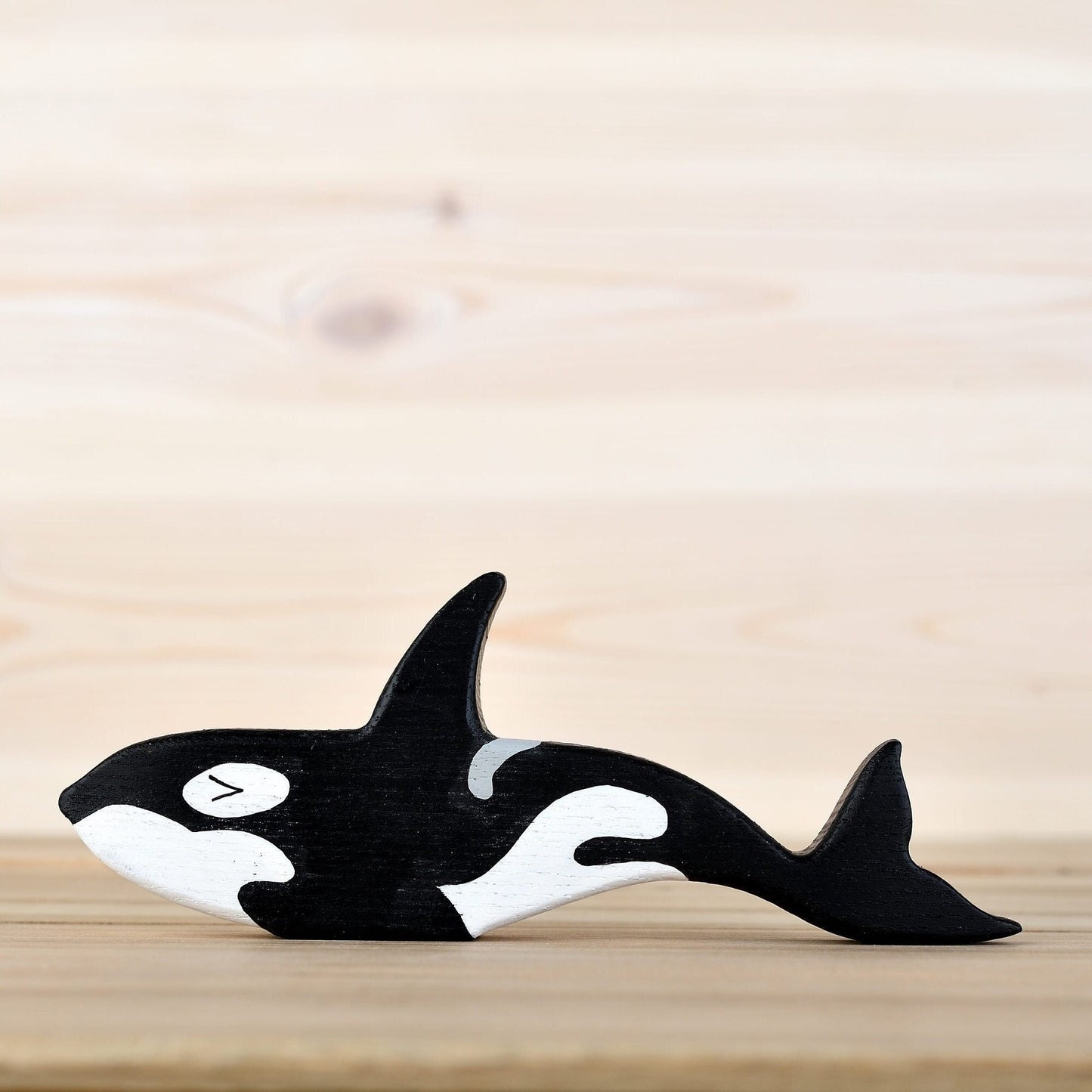 Wooden Orca Toy