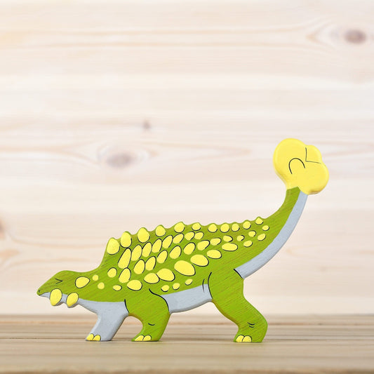 Wooden Ankylosaurus Toy
