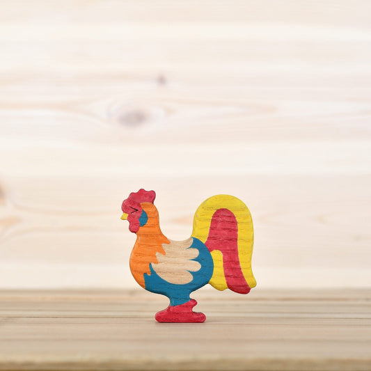 Wooden Rooster Toy