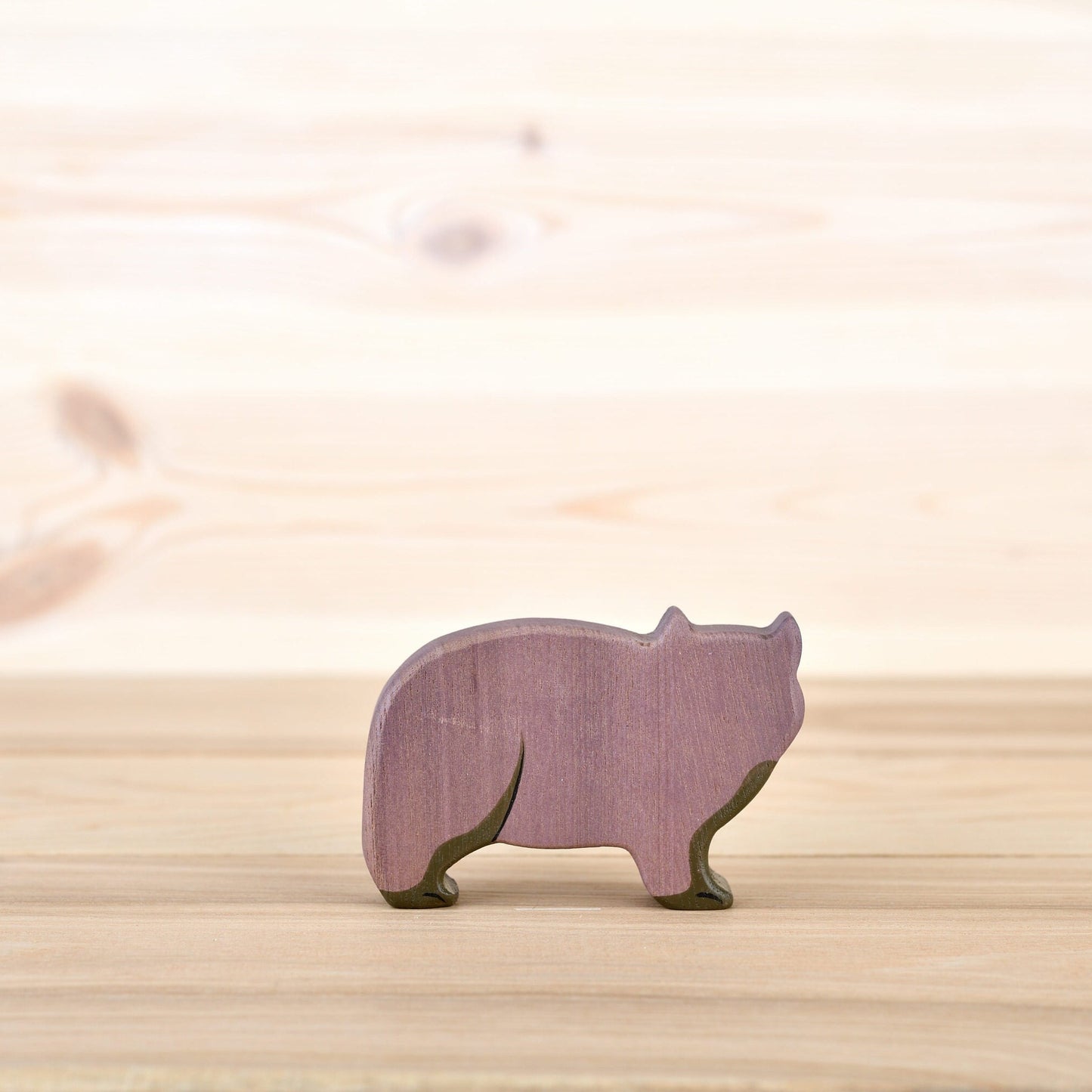 Wooden Wombat Toy