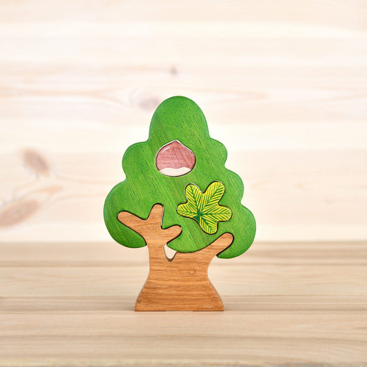 Wooden Chestnut tree