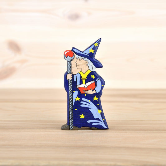 Wooden Magician figurine