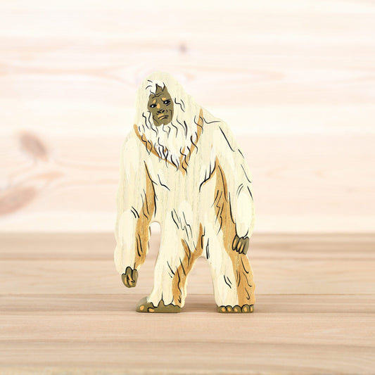 Wooden Yeti toy