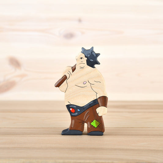 Wooden Cyclops figurine