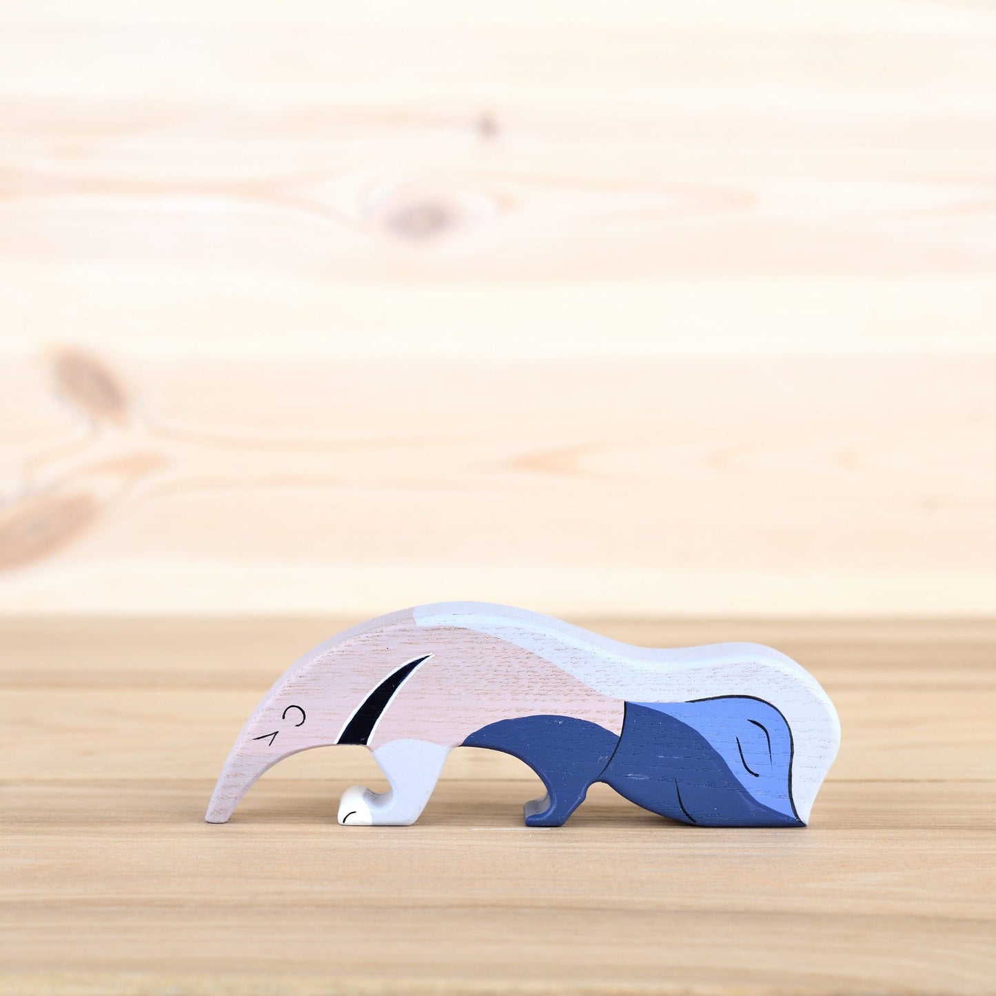 Wooden Anteater toy