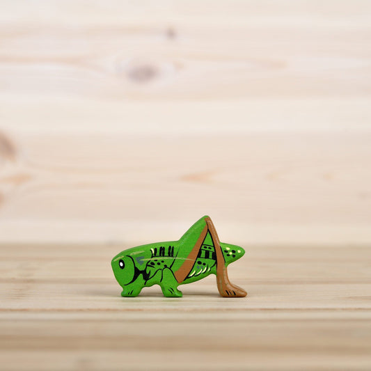 Wooden Grasshopper Toy