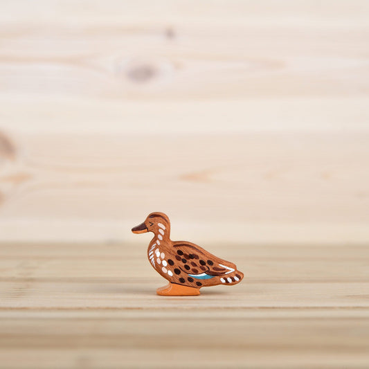Wooden Brown Duck Toy