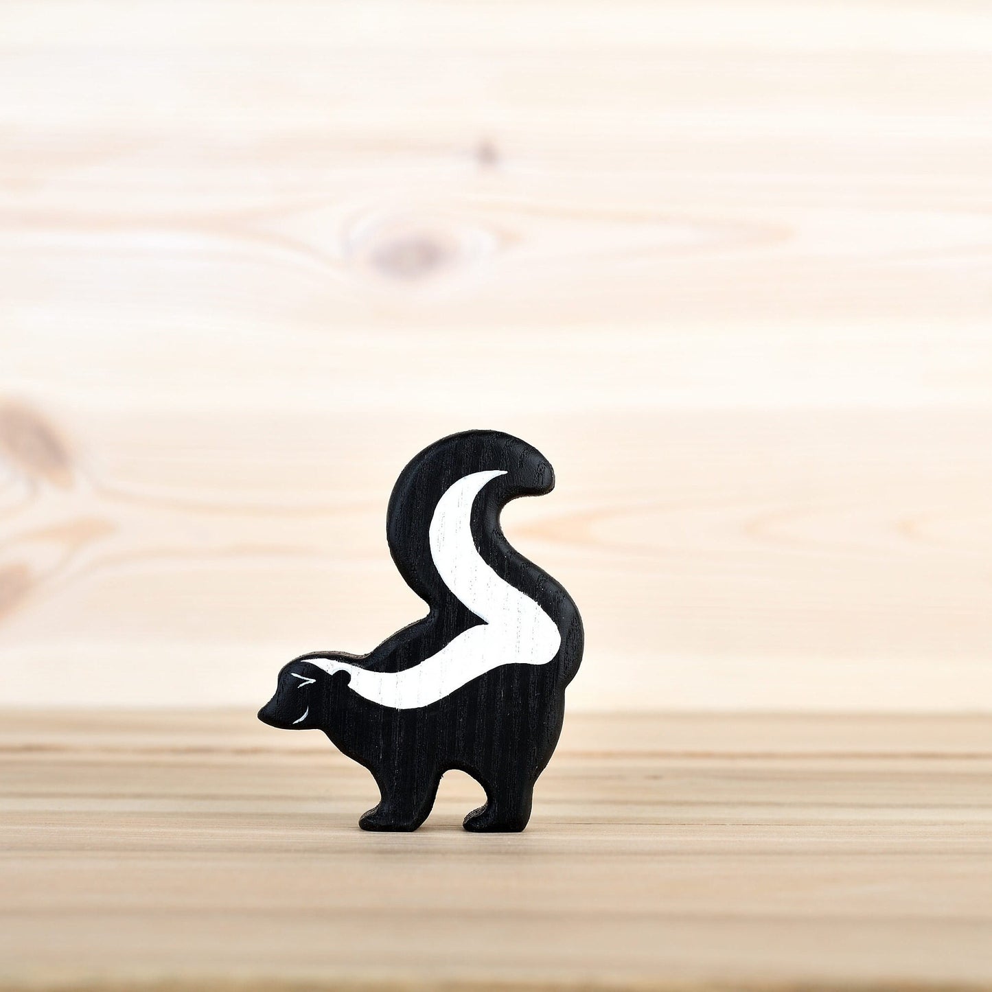 Wooden Skunk Toy